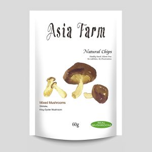 Mixed mushroom chips